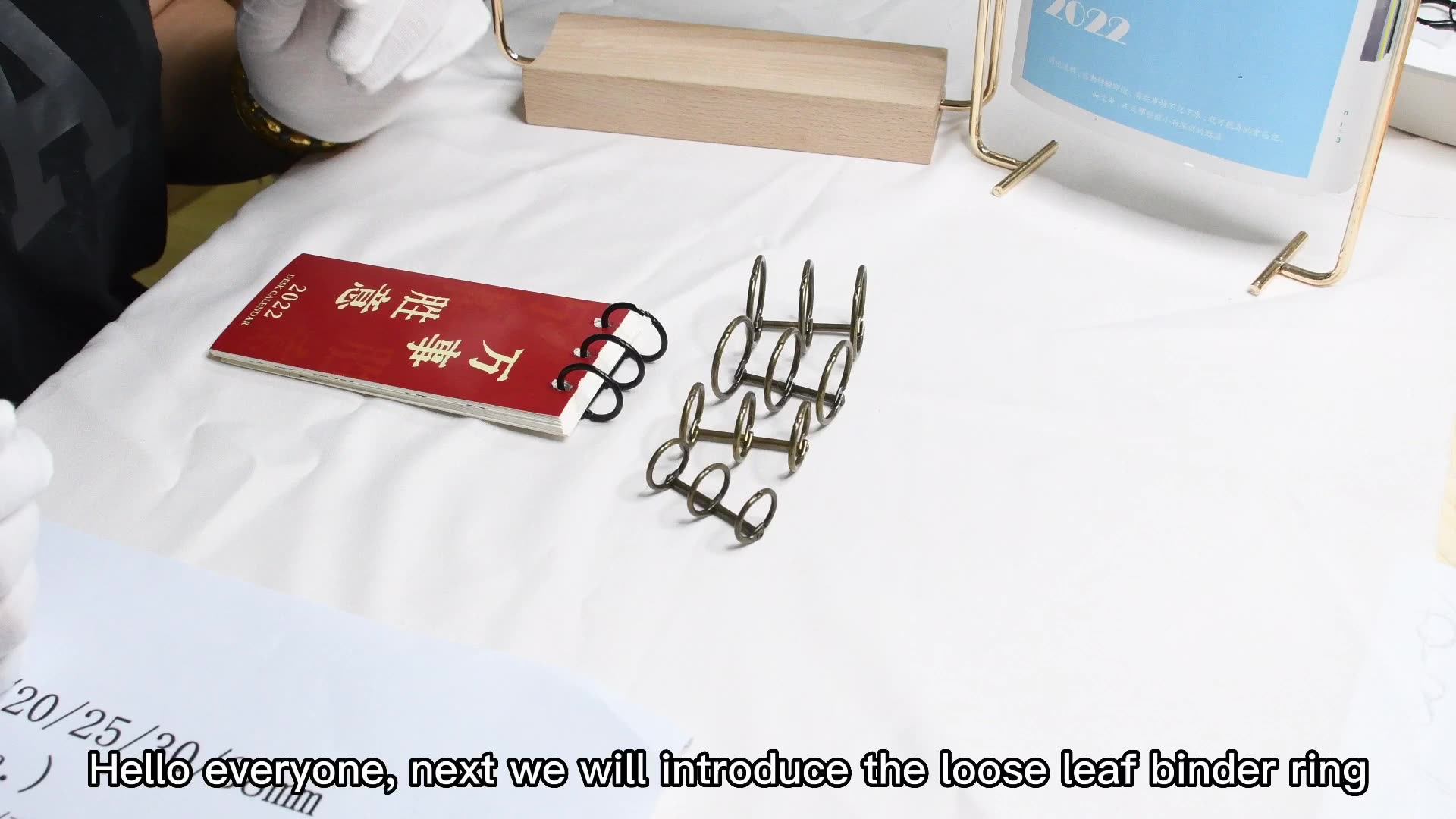 Bronze 40mm 3 Ring Binder Desk Calendar Ring For File Magazine Buy 3