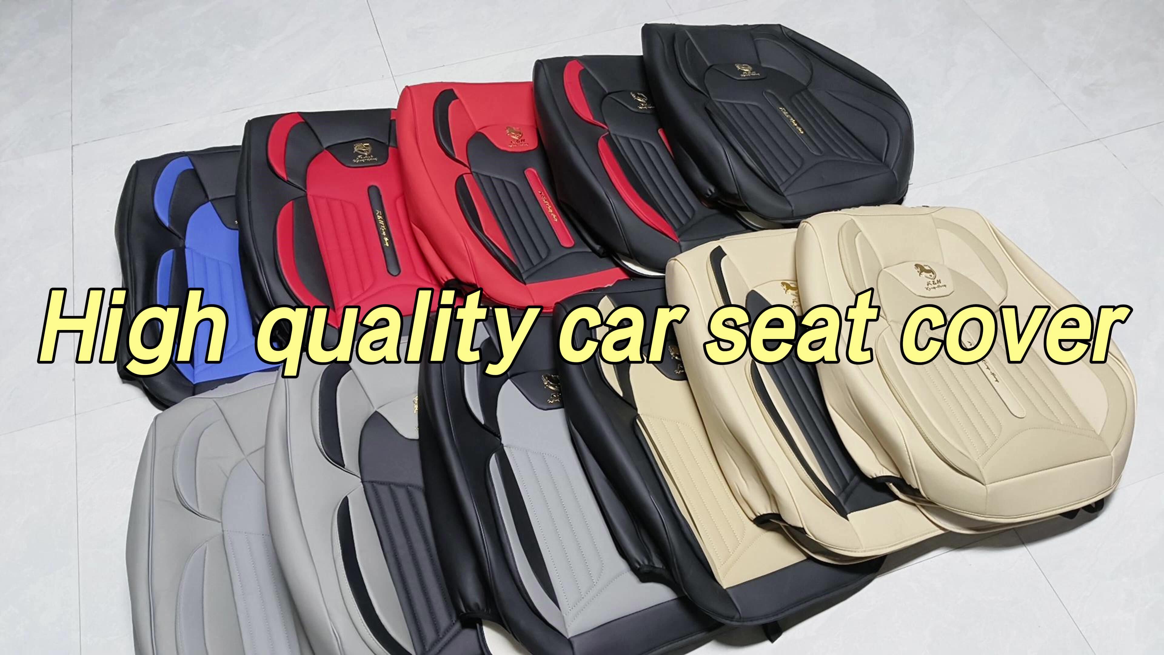 Factory Wholesale Leather Car Seat Cover Full Set Universal Luxury Car