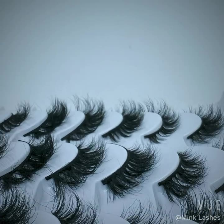 100 пар/ 3D ресницы короткие натуральные норковые пушистые тонкие естественный