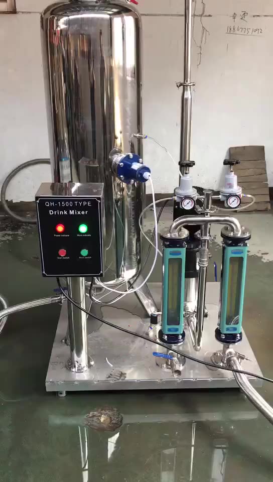 Automatic Gas Drink Filler/co2 Drink Mixing Machine/carbonated Soft
