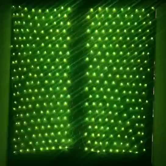 Solar Rgb Red And Green Programmable Fishing Triangle Sparkle Large Outdoor Led Christmas Net