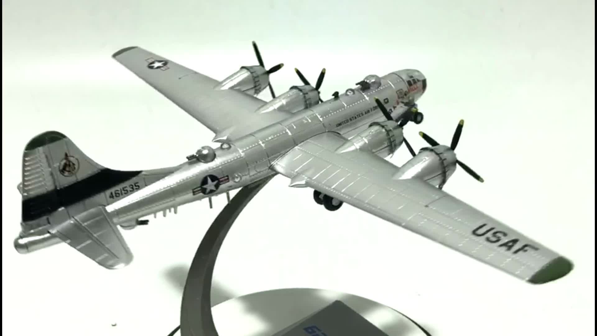 1: 144 Cổ điển Thế chiến II B-29 Fortress Fortress Army Armer Máy bay Máy bay Mô hình Hợp kim Bộ sưu tập Quà tặng quân sự đồ chơi cho bé 3 tuổi Chế độ tĩnh
