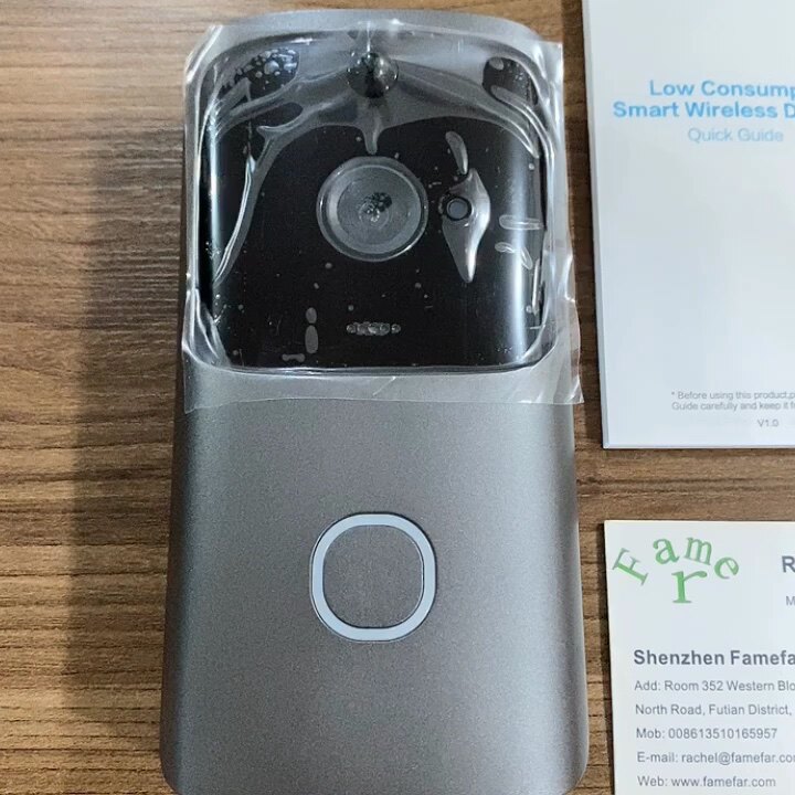 M10 Pro Wireless 1080p Wifi Smart Doorbell Video Recording Rainproof