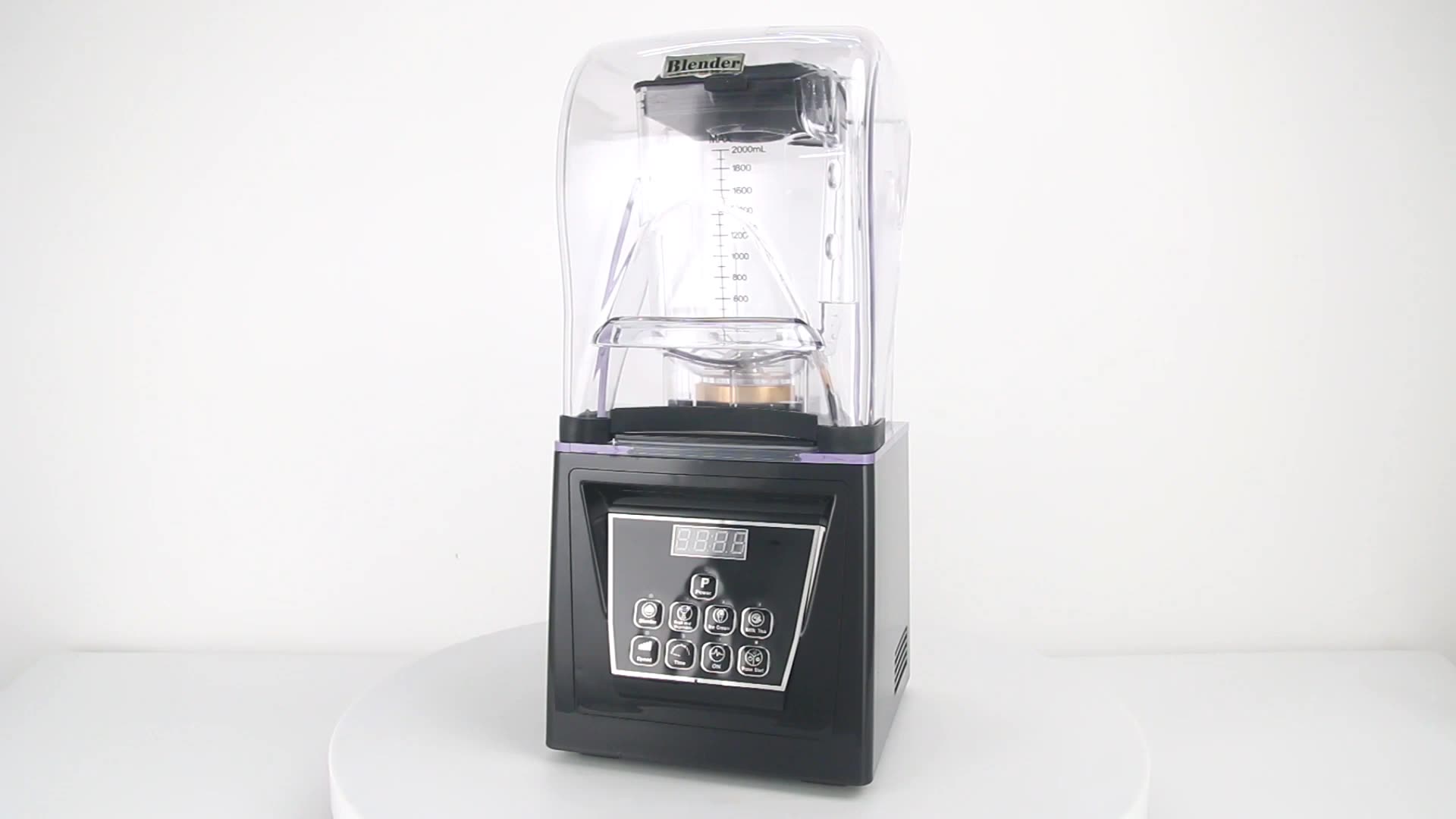 Sound Proof Fruit Blender Professional Industrial Blender Commercial