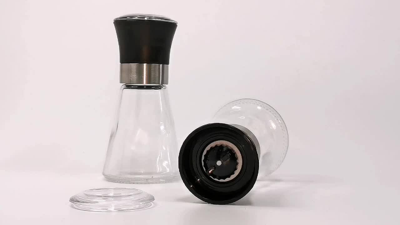 Manual Salt And Pepper Grinders Stock Colorful Adjustable 304s/s