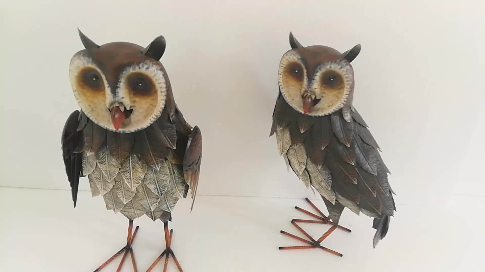 Metal Garden Decoration Owl Animal Ornaments Buy Animal Ornaments,Owl