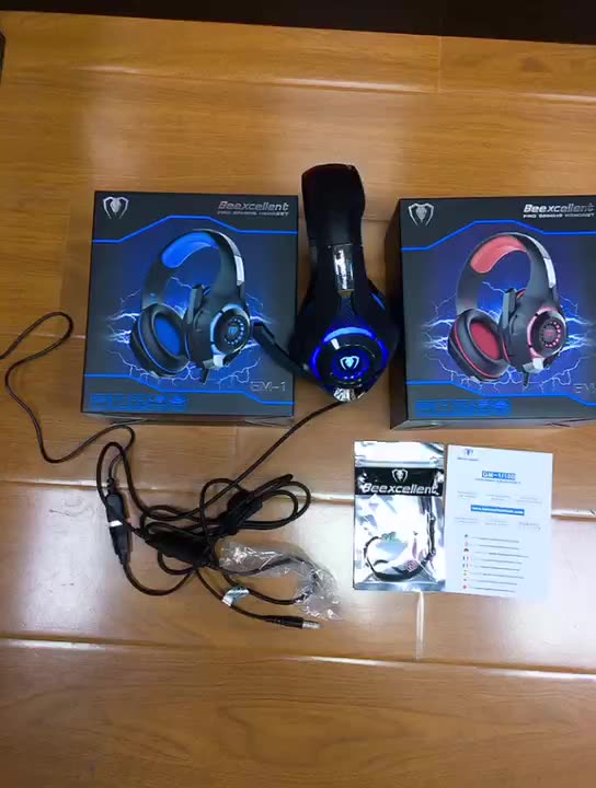 Beexcellent Gm1 Gaming Headset Stereo With Mic Led Light For Ps4 Phone
