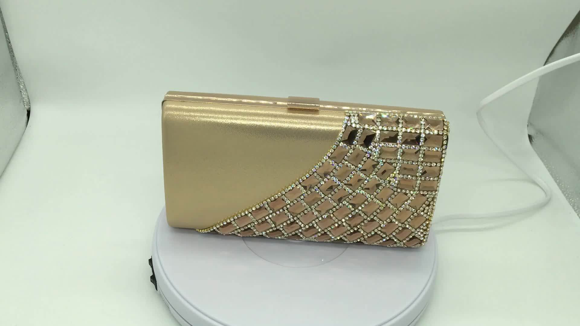 Ladies Crystal Clutch Purses Bling Embellished Purses And Handbags 2018