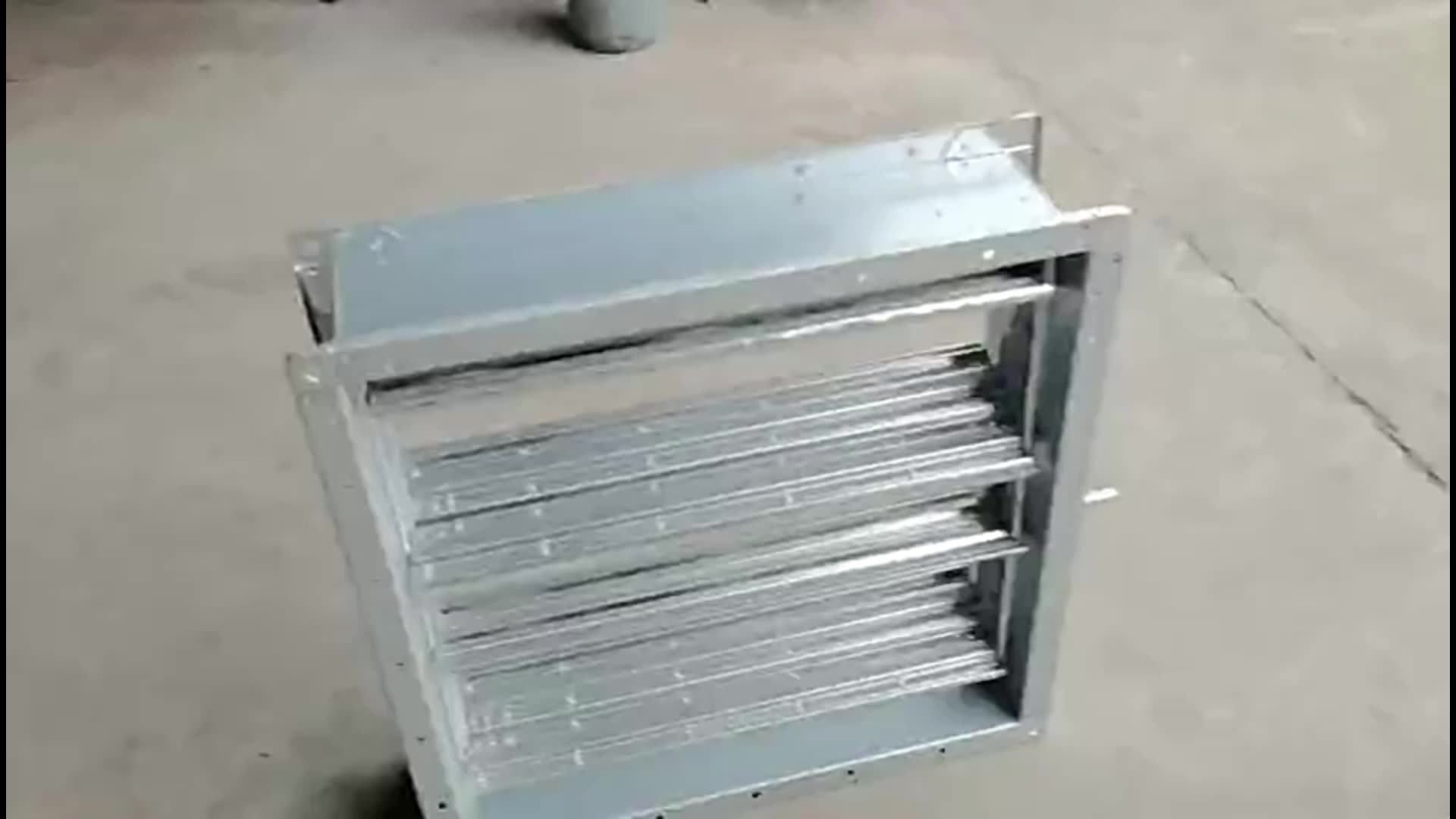 Electric Air Duct Damper Gas Motor Control Normal Temperature Vent