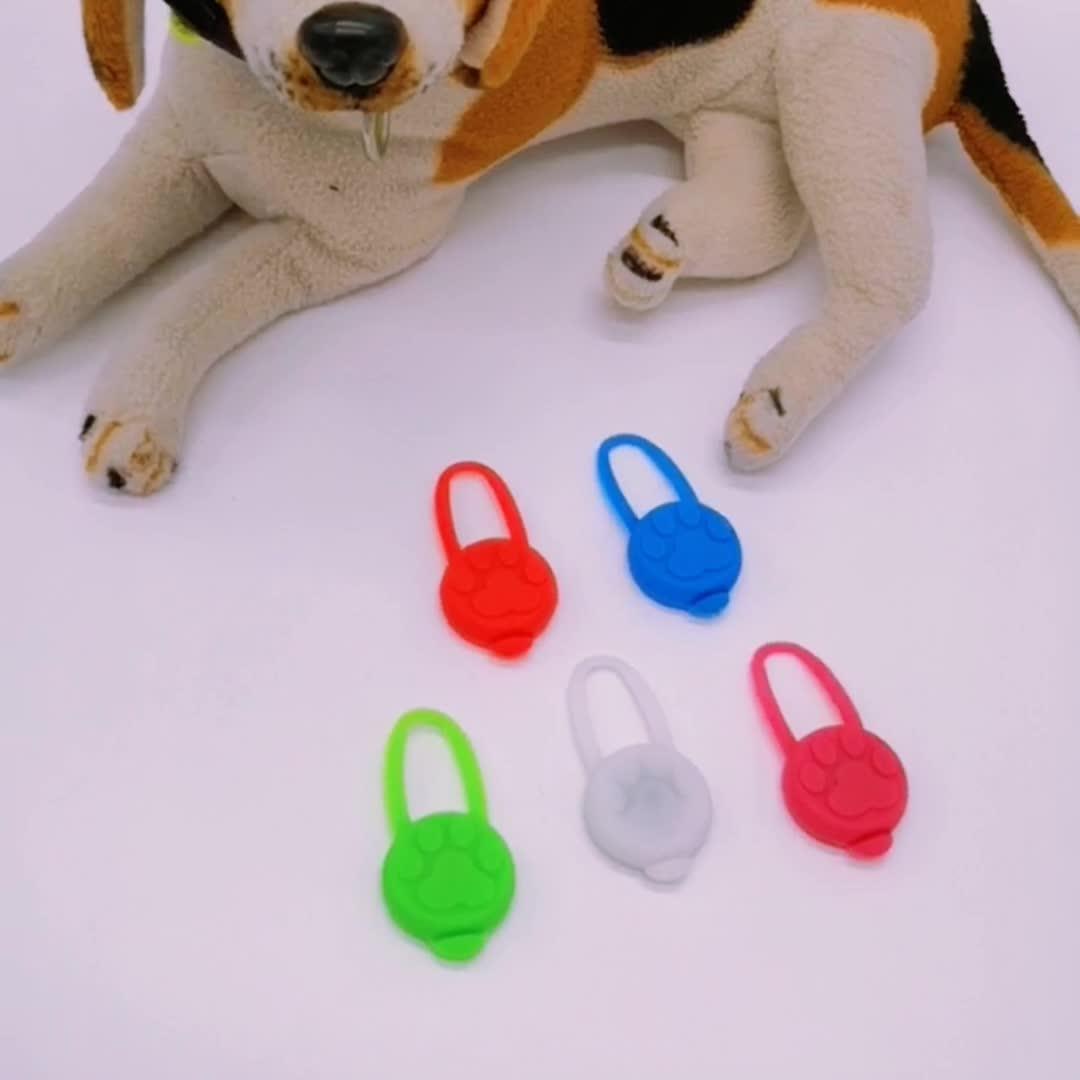New Flashing Dog Led Light Silicone Tags Dog Products Buy Dog Safety