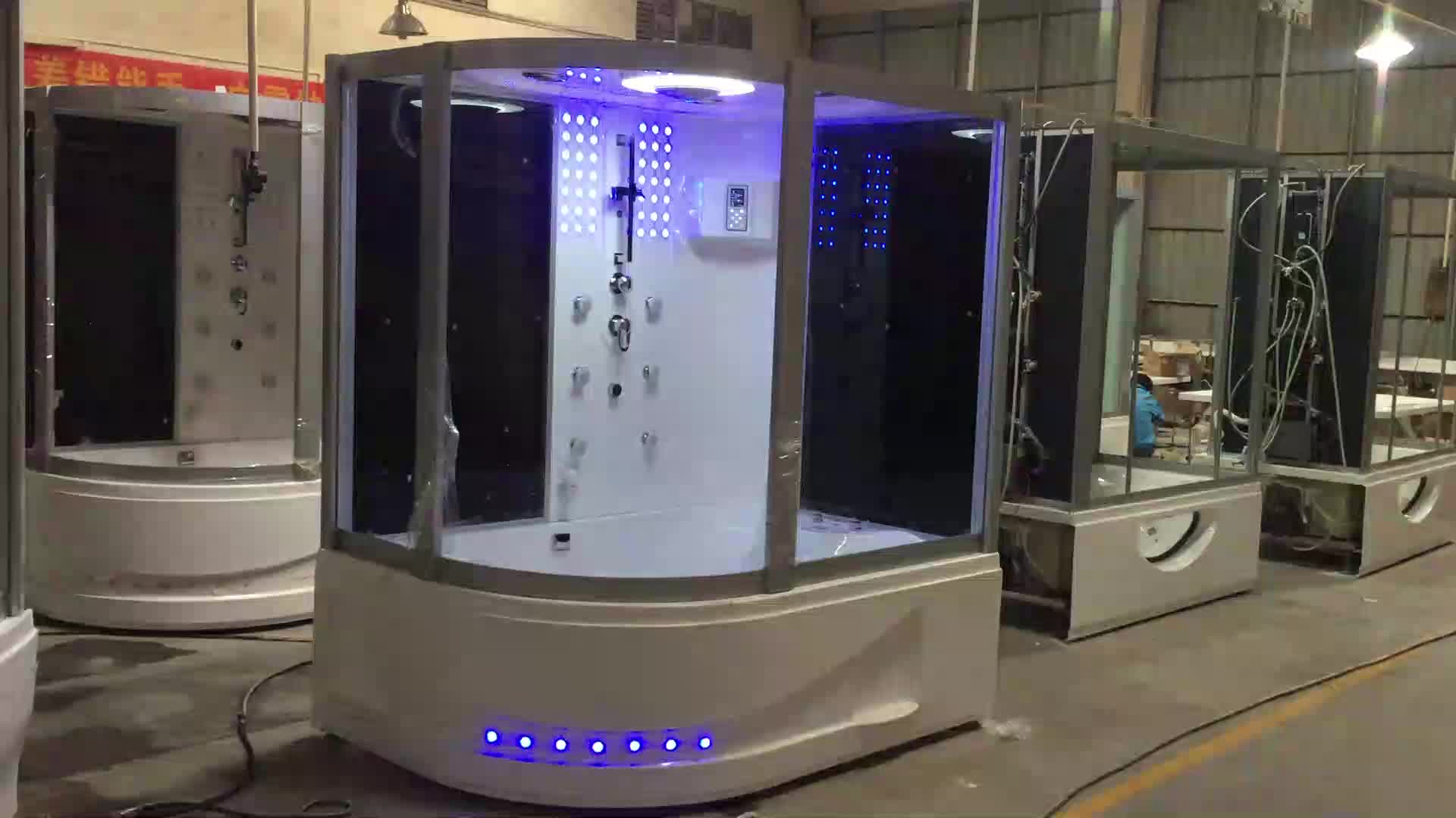 Big Size Luxory Steam Room /two Persons Steam Bath Cabin With Whirlpool