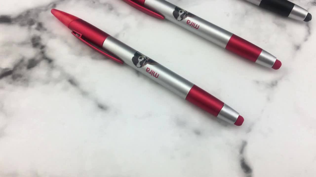 Multifunction Pens,Fancy Plastic Stylus Touch Pen With Highlighter