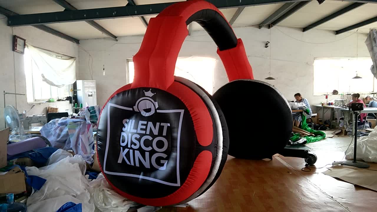 Large Inflatable Headphone Dj Music Entrance Arch Balloon Buy