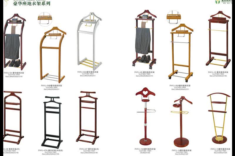 Hotel Antique Wooden Coat Racks Hotel Clothes Trees Clothes Stands