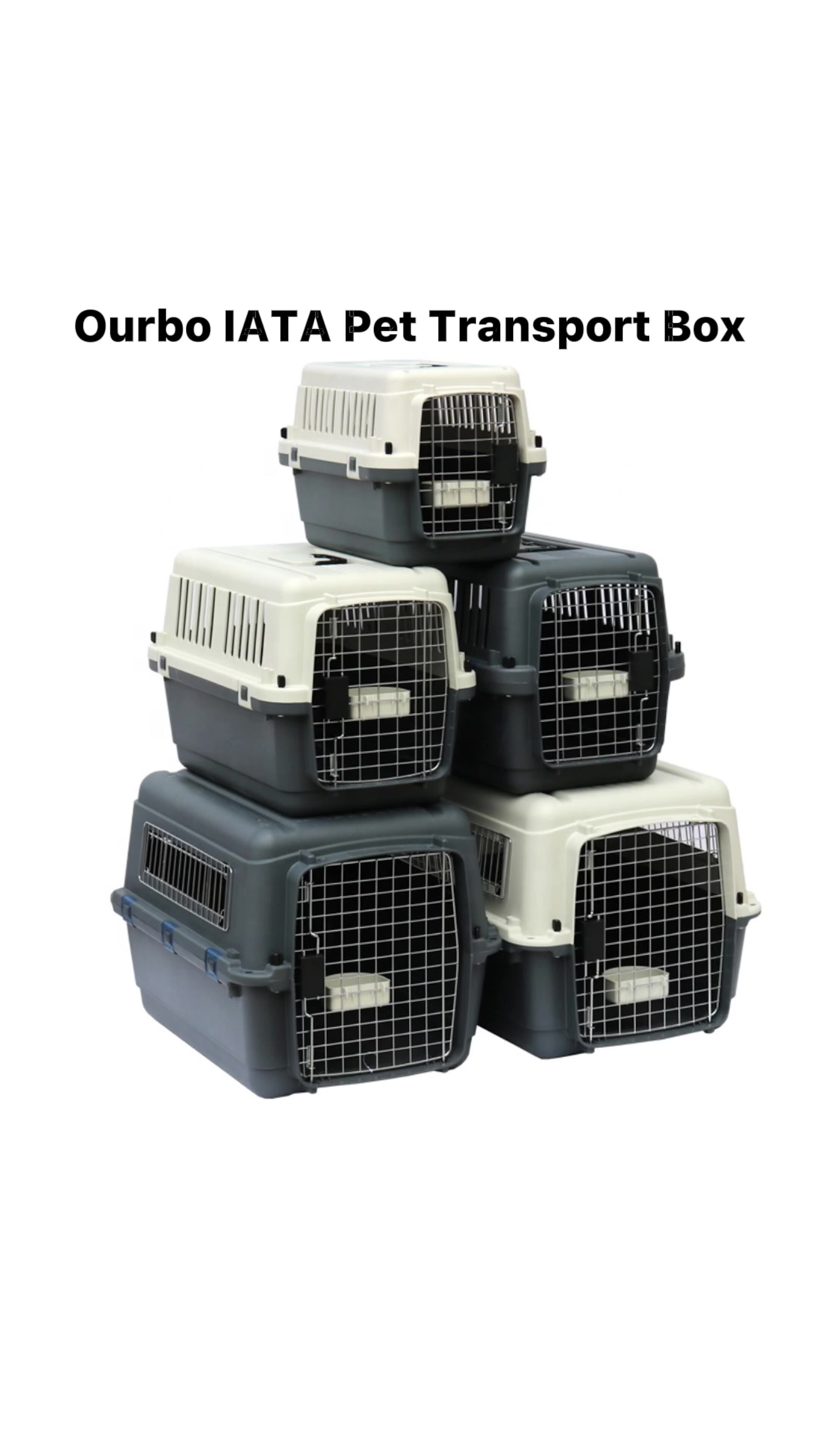 Iata Plastic Airline Shipping Approved Dog Transport Box Pet Cages Bag