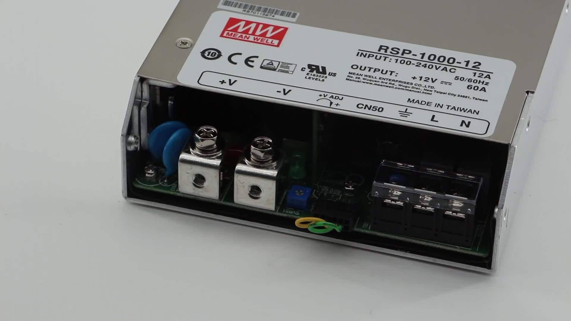 Meanwell Smps Rsp100012 1000w 12v 60a Ac Dc Programmable Switching
