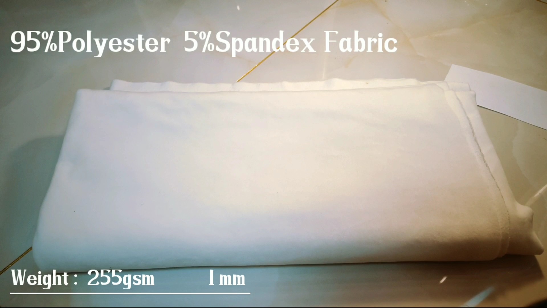 1.5mm Spandex Polyester Fabric 95 Polyester 5 Spandex Fabric And