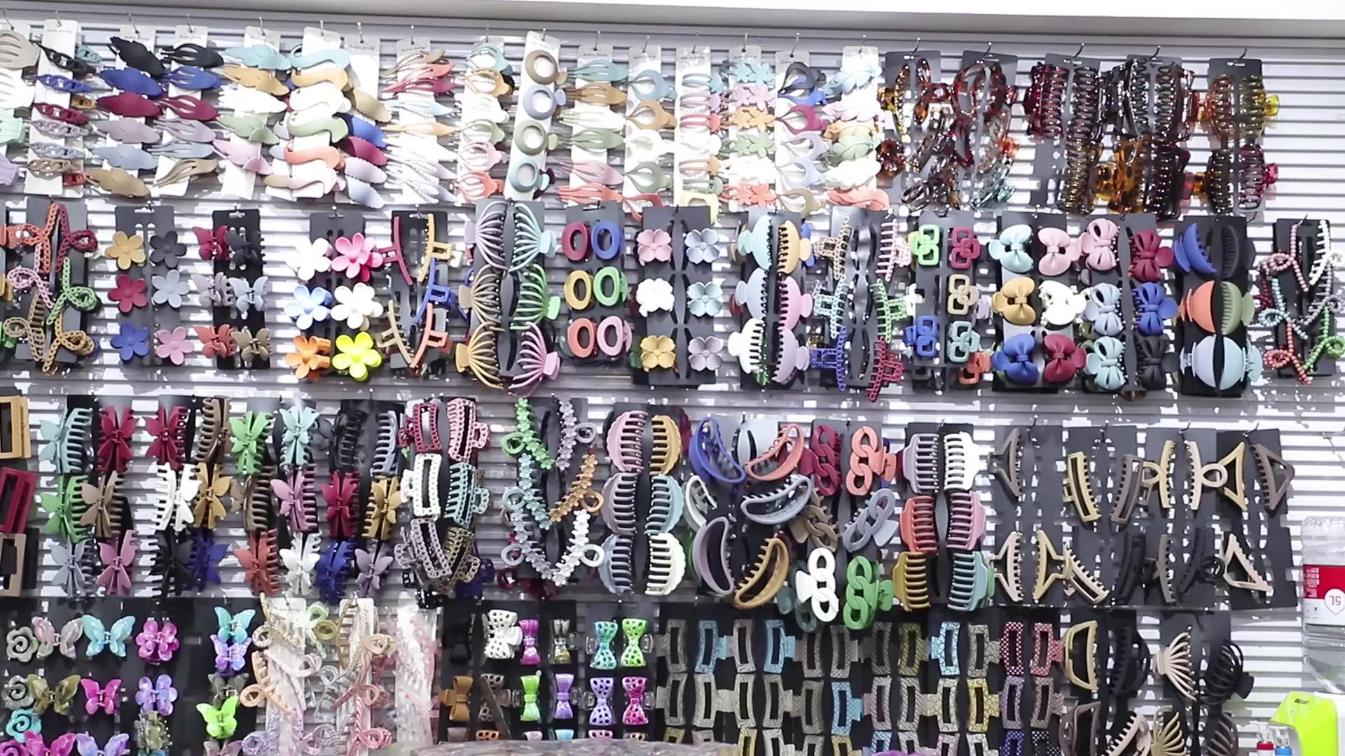 10.5cm Hair Claws Plastic Square Hair Clip Matte Candy High Quality