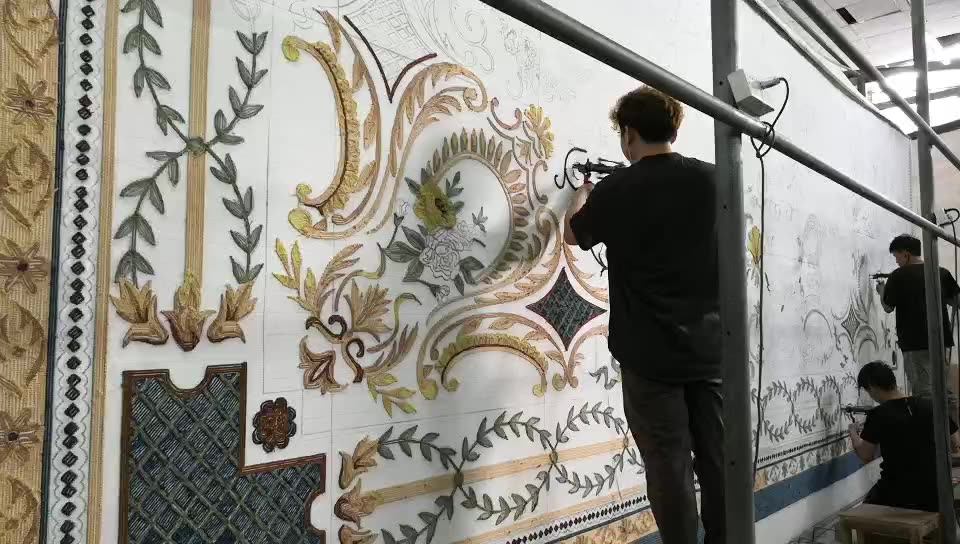 High Quality Cheap Rug 100 New Zealand Round Wool Handtufted Carpet