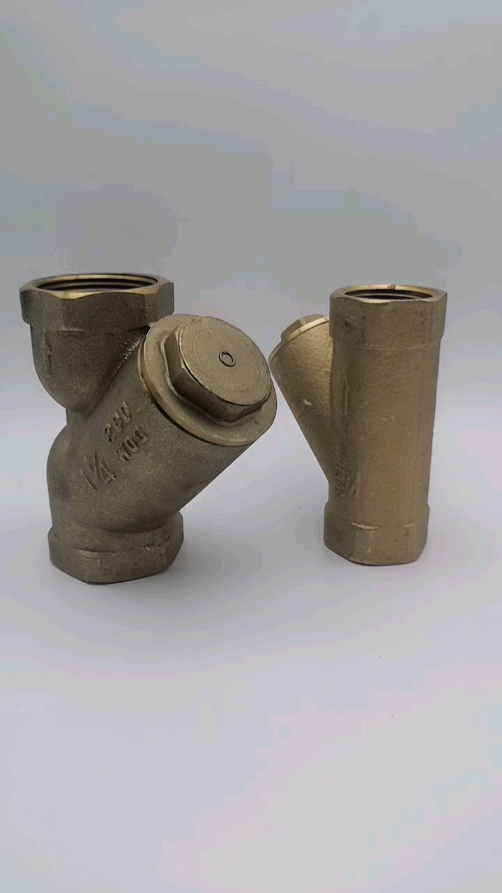 Manual Female Dn15dn80 Brass Y Type Strainer Filter Bronze With Mesh