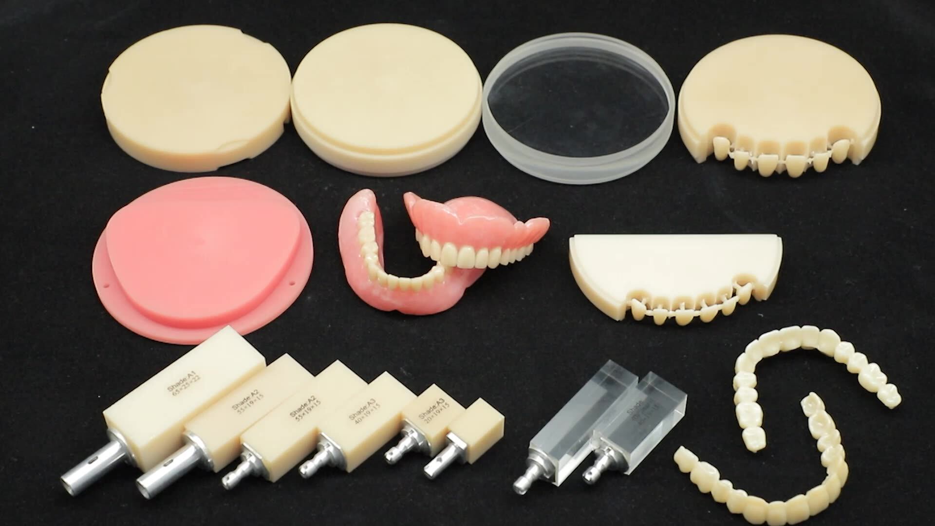 Huge Dental Cadcam Material Series Pmma Block With Pink Color 98*25mm ...