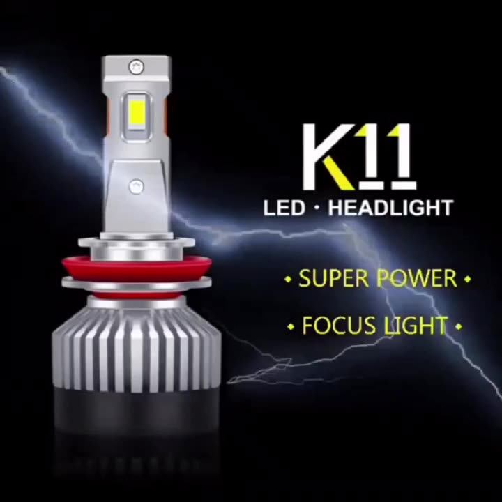 2022 New Strong Brightness K11 H4 H11 Car Led Interior Bulb 60w Led