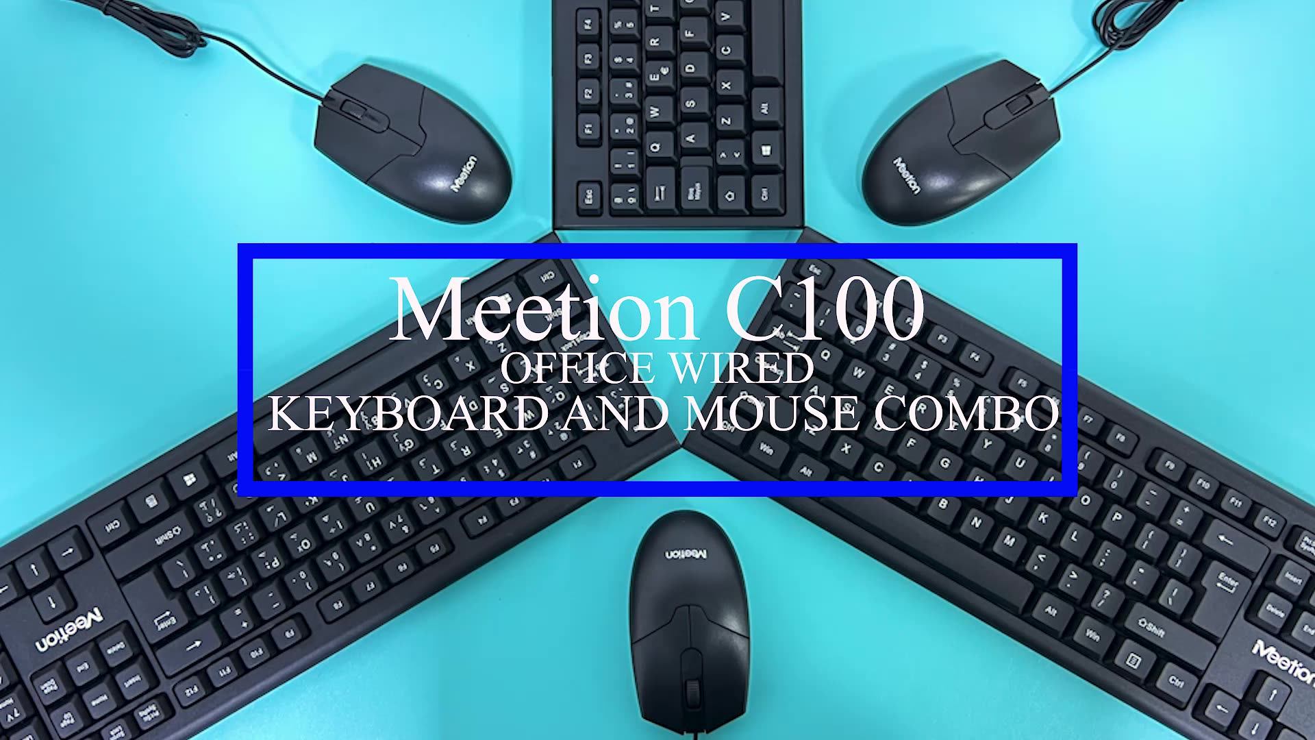 Meetion Mtc100 Super Costeffective 104key Fullsize Wired Keyboard
