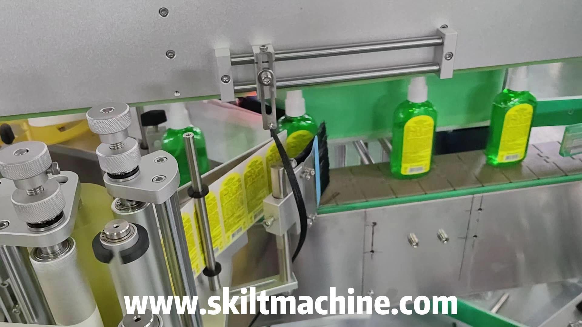 Skilt Auto Square Bottle Labeler Double Side Stickers Labeling Machine ...