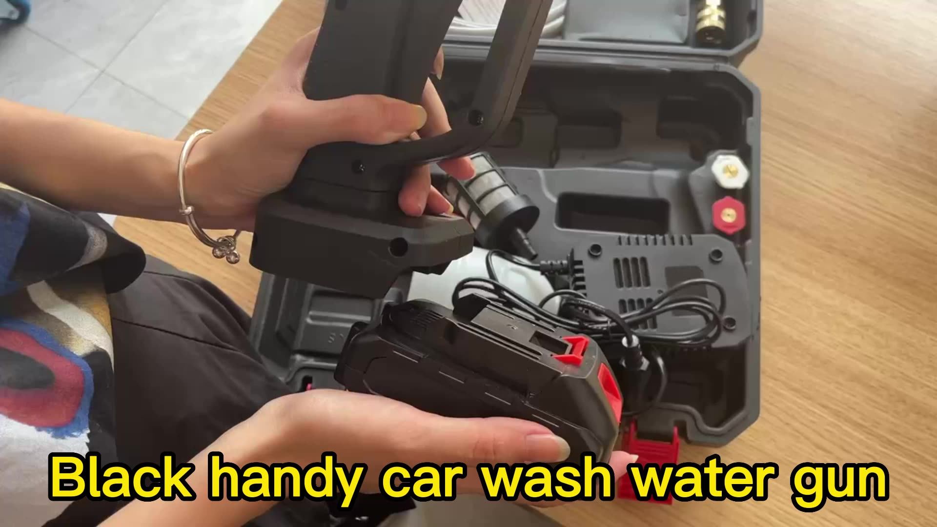 Car Washing Machine Water Spray Gun Car Wash Wireless Lithium Battery