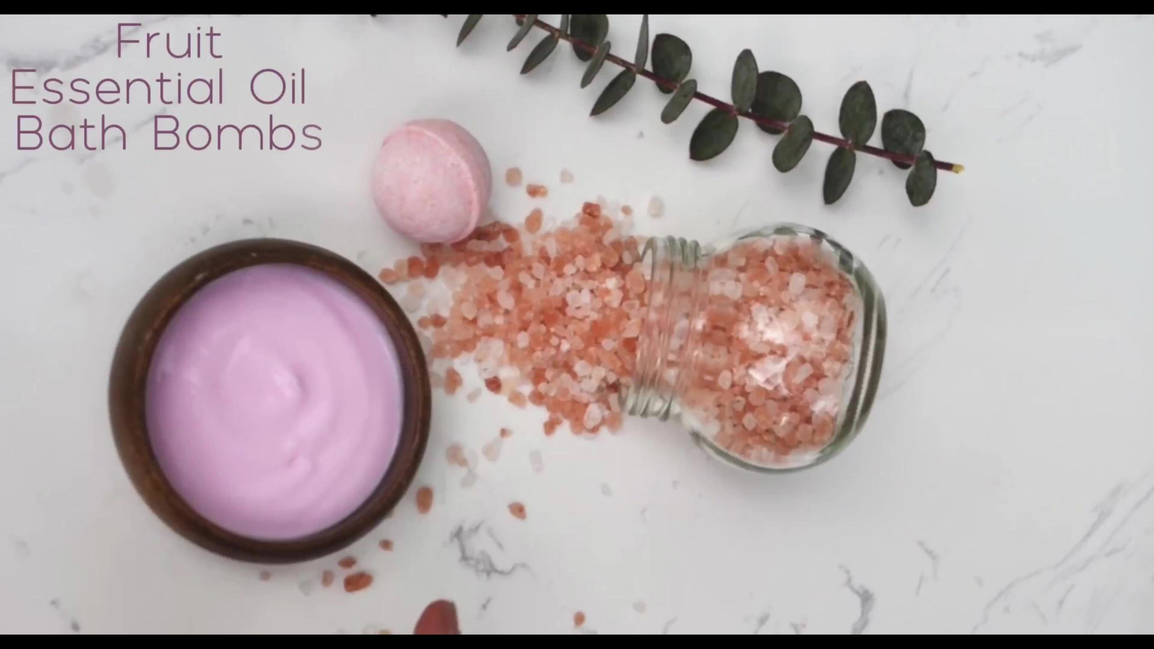 Customize Logo Essential Oil Sea Salt Bath Balls Relaxing Colorful Bath ...