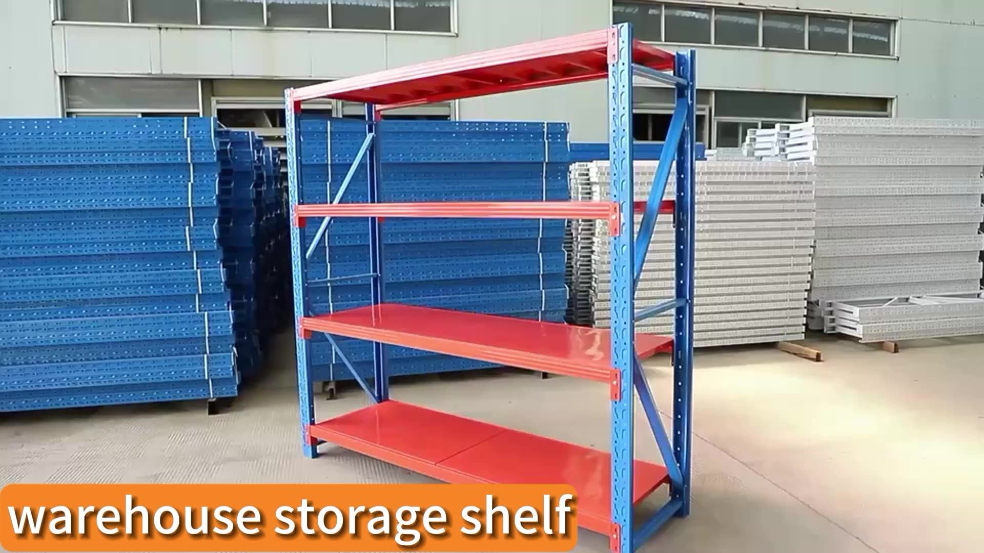 Basement Steel Shelf Storage Rack Heavy Loading Duty Warehouse Shelves
