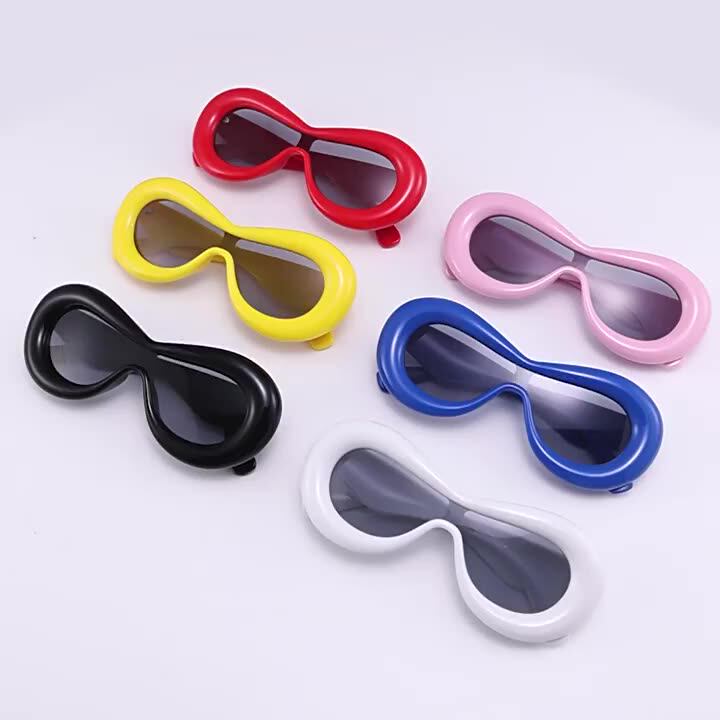 Wholesale 2023 Newest Retro Men Women Colorful Steampunk Sun Glasses 
