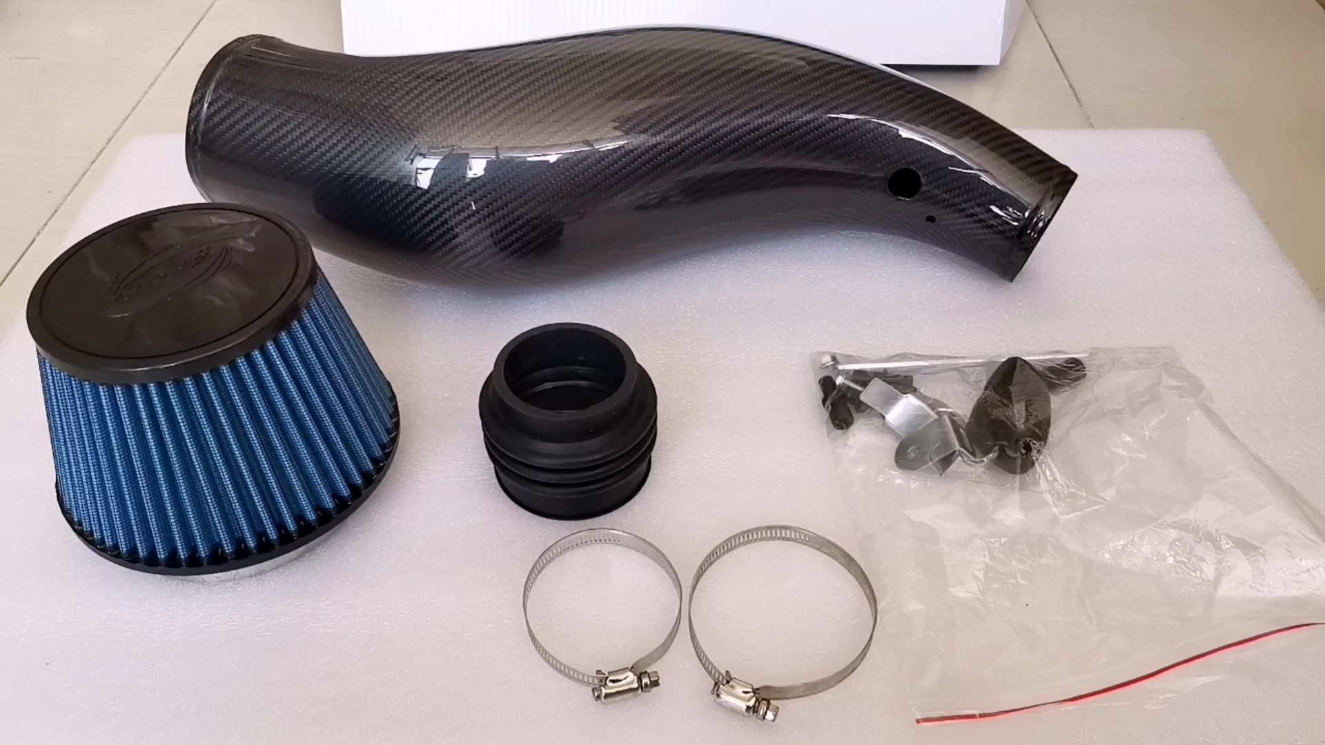 Car Carbon Fiber Cold Air Intake System Pipe Kit For Honda Civic Eg Ek