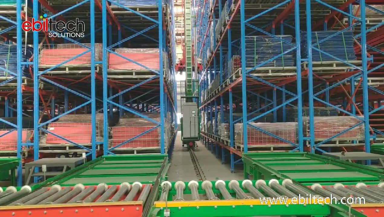 大型高位智能立体仓库巷道堆垛机定制双立柱单立柱双伸位重型轻型-阿里巴巴