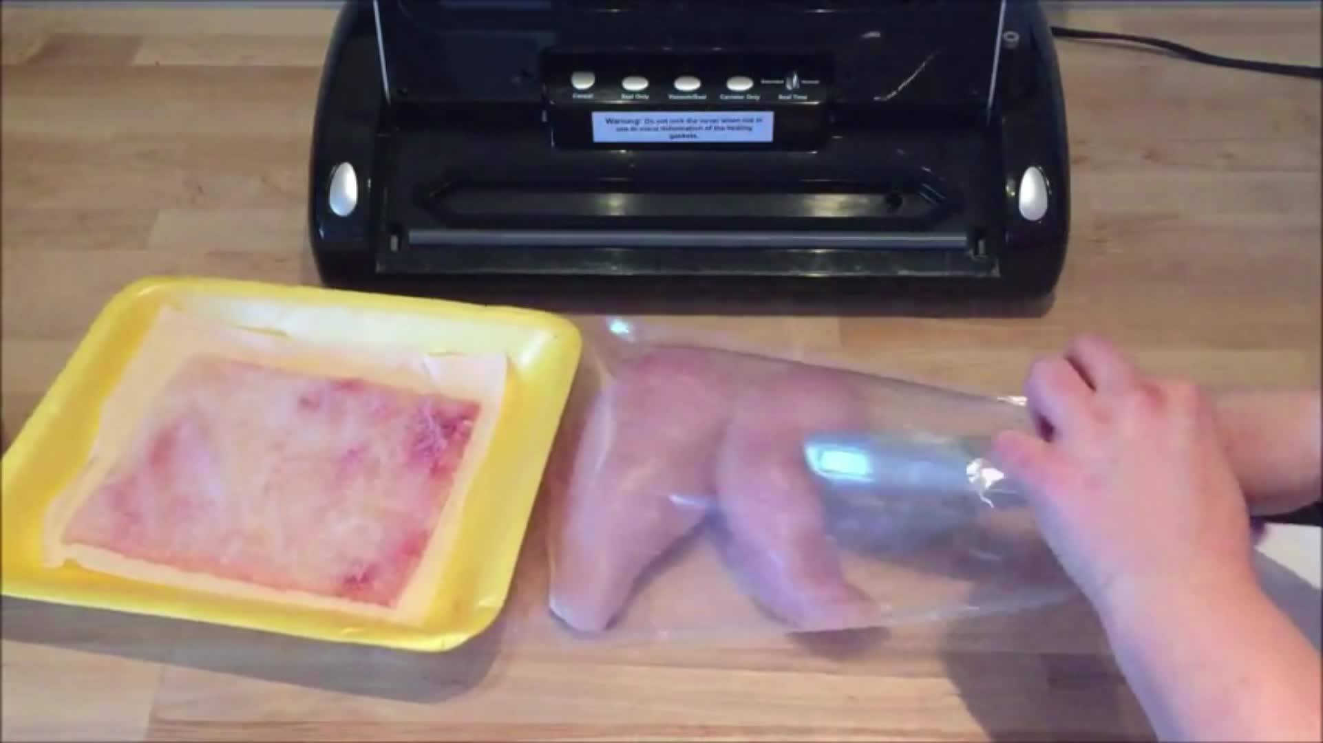 100 Count Quart Size 8" X 12" Vacuum Sealer Bag Food Storage Saver