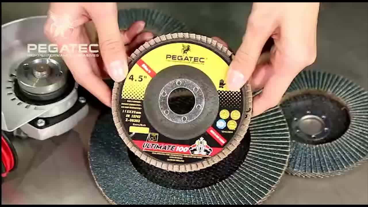 115x22 Zirconium Flap Discs And Zirconia Flap Disc Grinding Wheel Sand