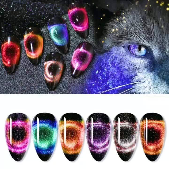 Wholesale 5ml Super Galaxy Fashionable Aurora Uv 9d Cat Eye