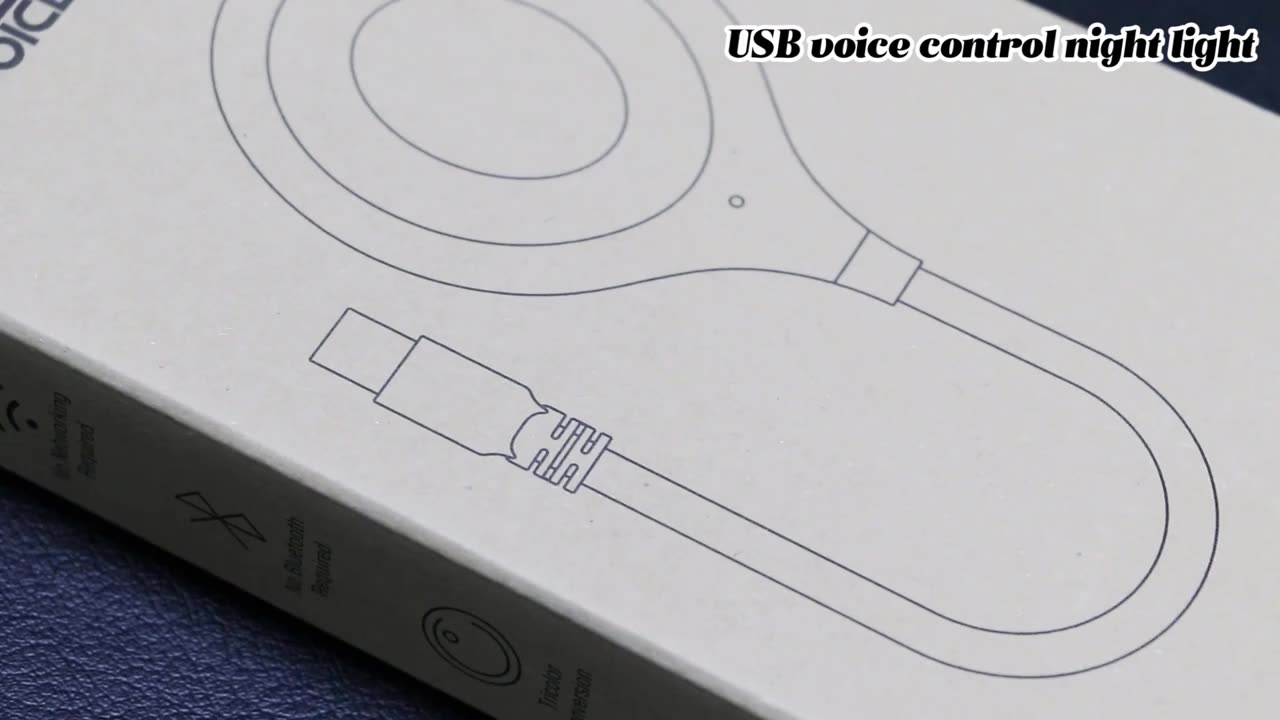 Luz LED de control de voz inteligente USB LK-50.