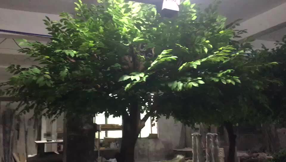 Large Outdoor Fiberglass Trunk Banyan Tree Ficus Trees Artificial Fig