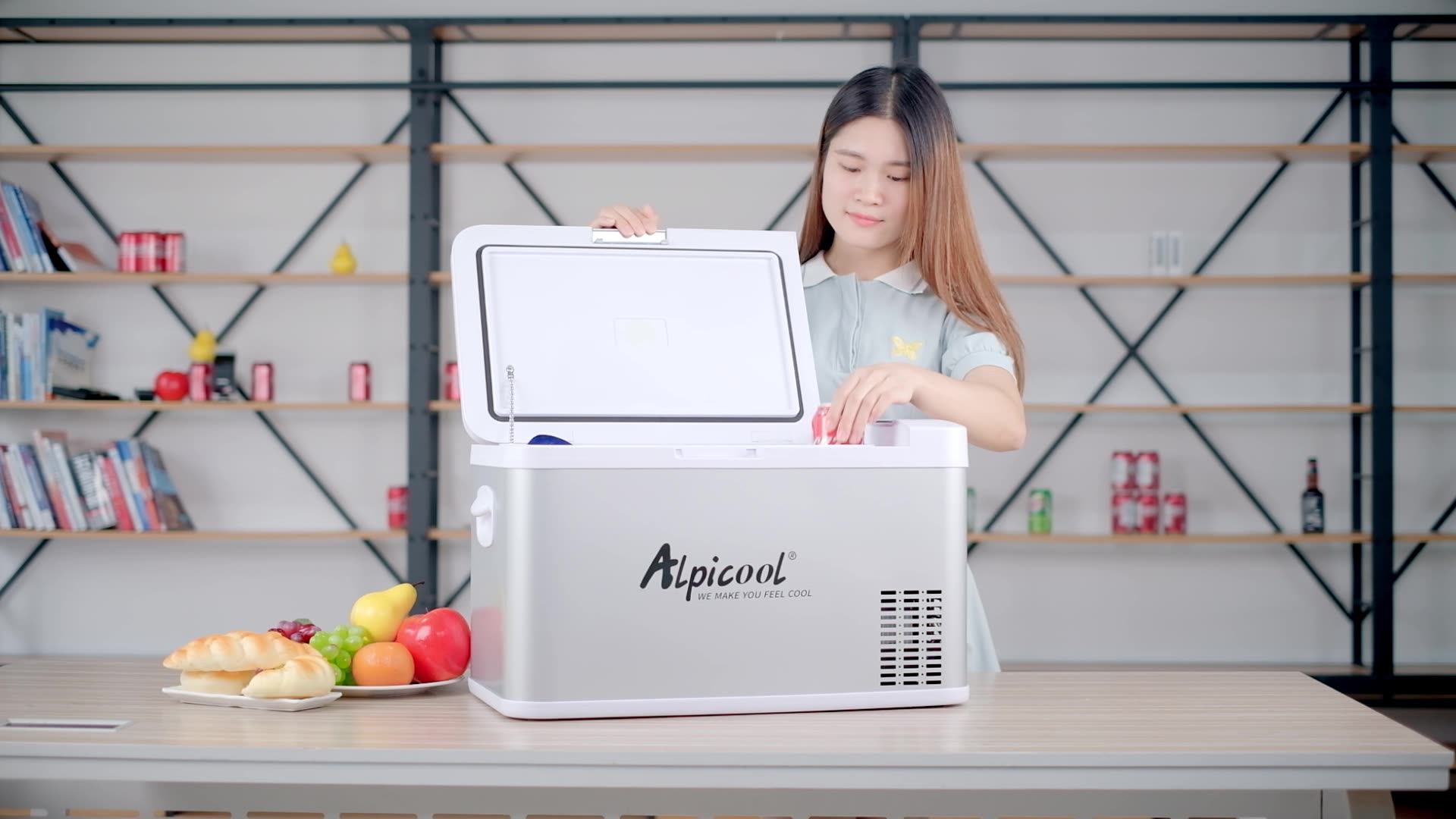 Alpicool Mk18 Portable Battery Refrigerator 12volt Dc Car Freezer