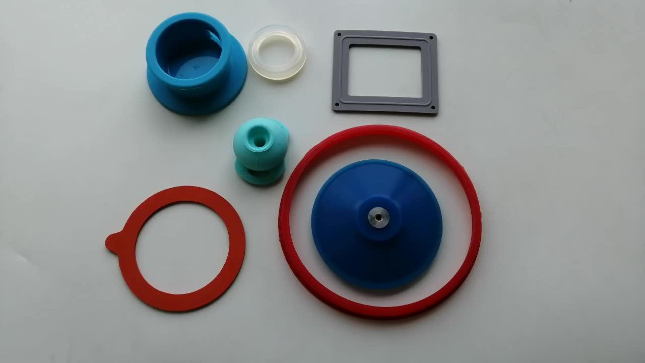 Rubber Food Grade Silicone Sealing Rubber Gaskets For Glass Jars Custom