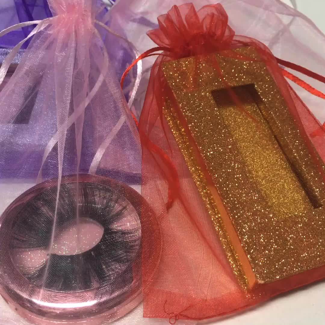 Cute Beautiful Lace Gift Bag For Lash Extension Eyelash Packing Lasher