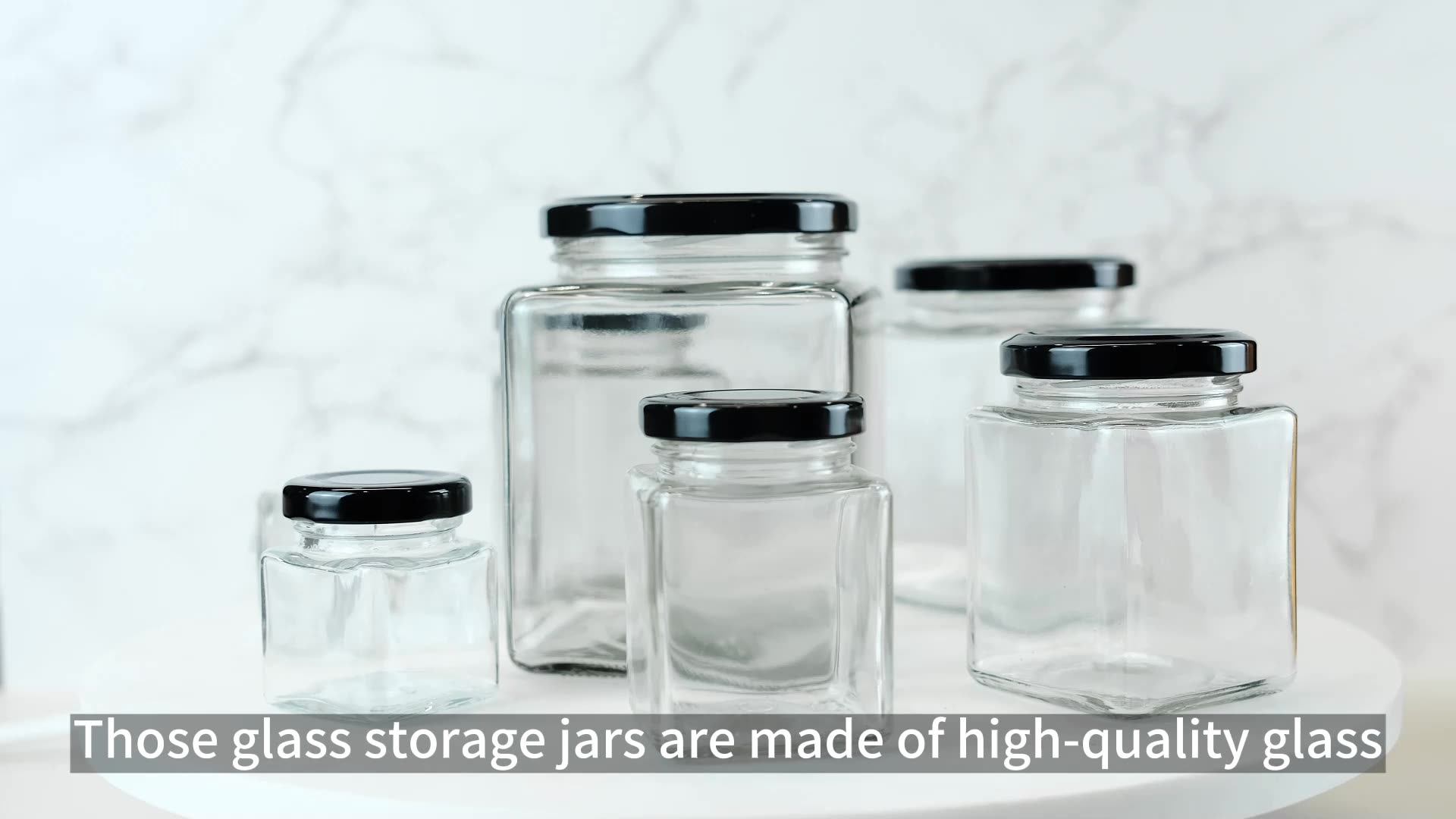 Factory Wholesale Square Shape Glass Jar Jam Jars With Twist Off Lid Honey Jars Buy Wholesale