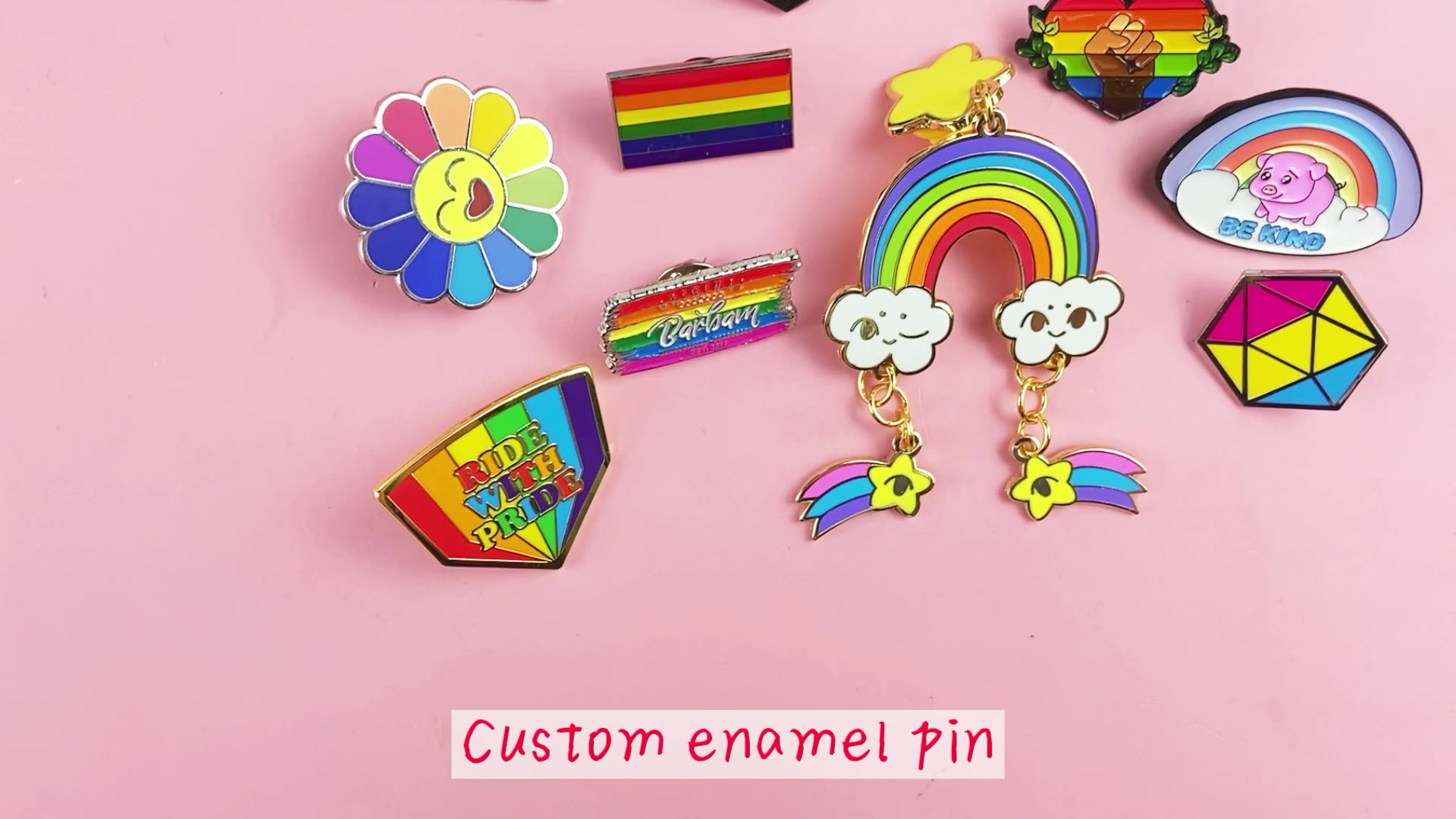 COYUN 2Pcs Spille Arcobaleno Pride, Distintivo Gay, Pin Semplice Moda Metallo Per Vestiti, Zaino, Accessori LGBTQ, Accessori Rainbow Friends, Spille Per Gatti, Idea Regalo Per Pride Month