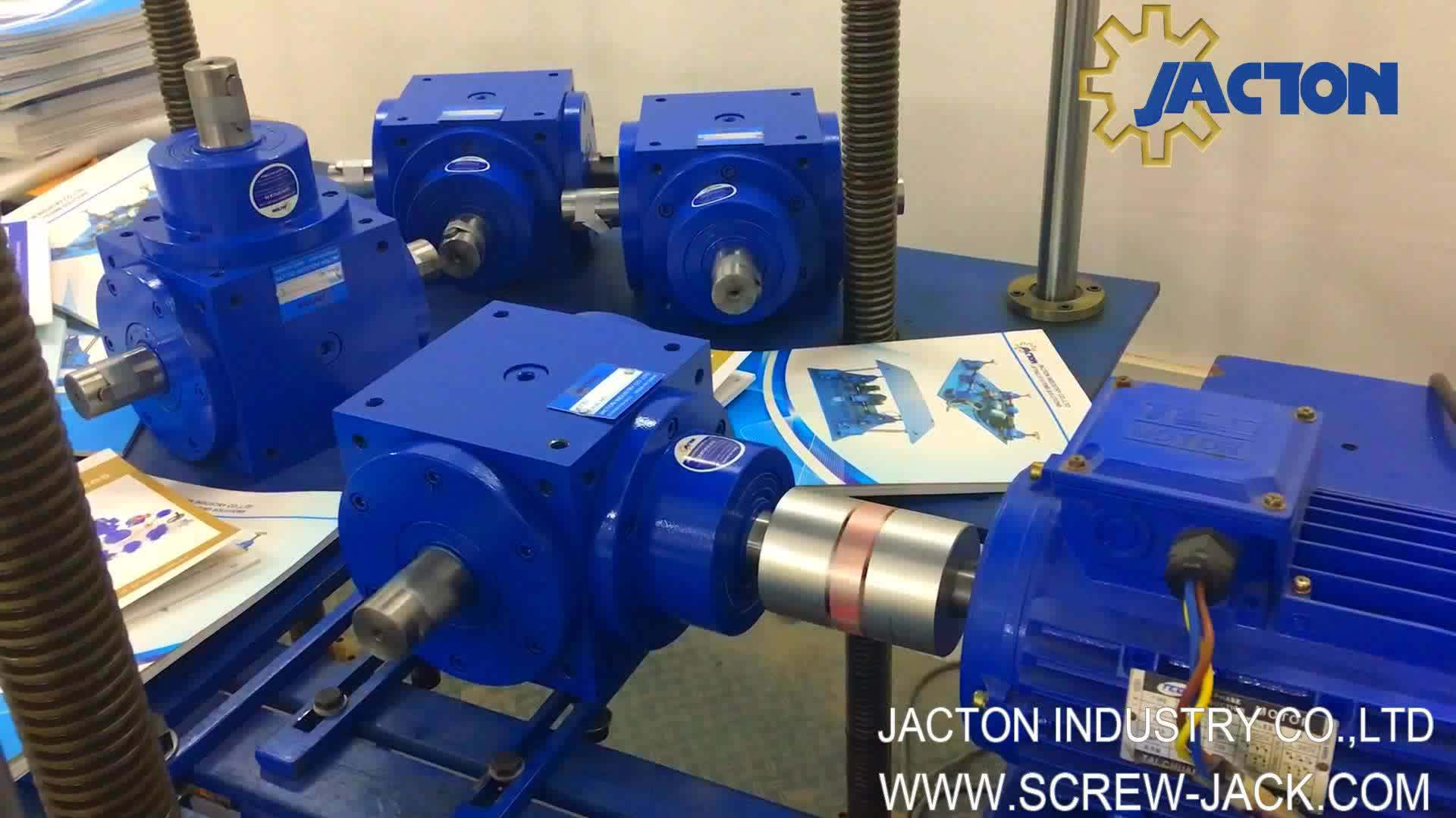 High Performance And Precision Jtp170 Right Angle Drive Gearbox For Worm Gear With Hand Crank To