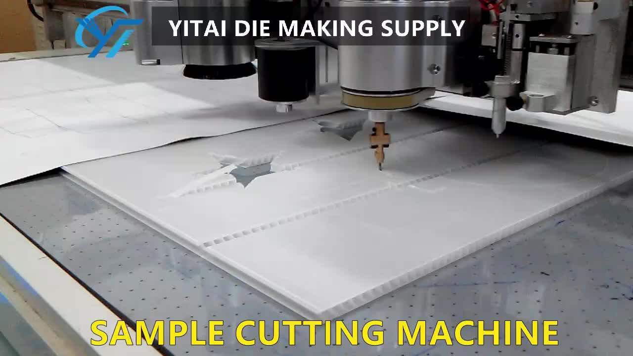 Flatbed Oscillating Knife Cardboard Carton Box Die Cut Sample Cutting