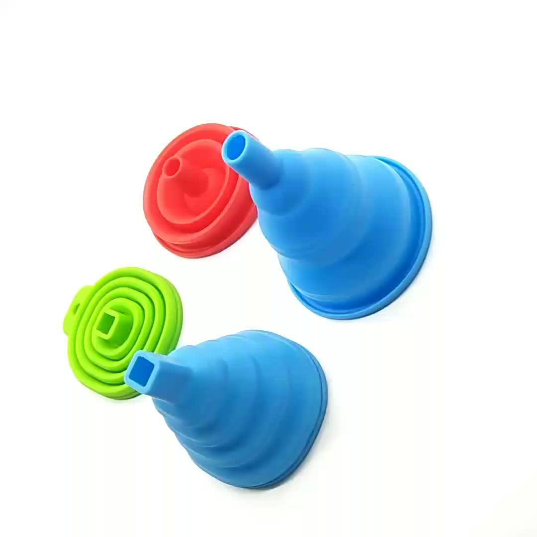 Kitchen Tool Mini Silicone Rubber Collapsible Oil Dropping Soft