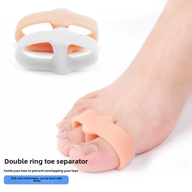 Thumb valgus day and night toe separator toe care sleeve (size double hole) hammer finger source factory