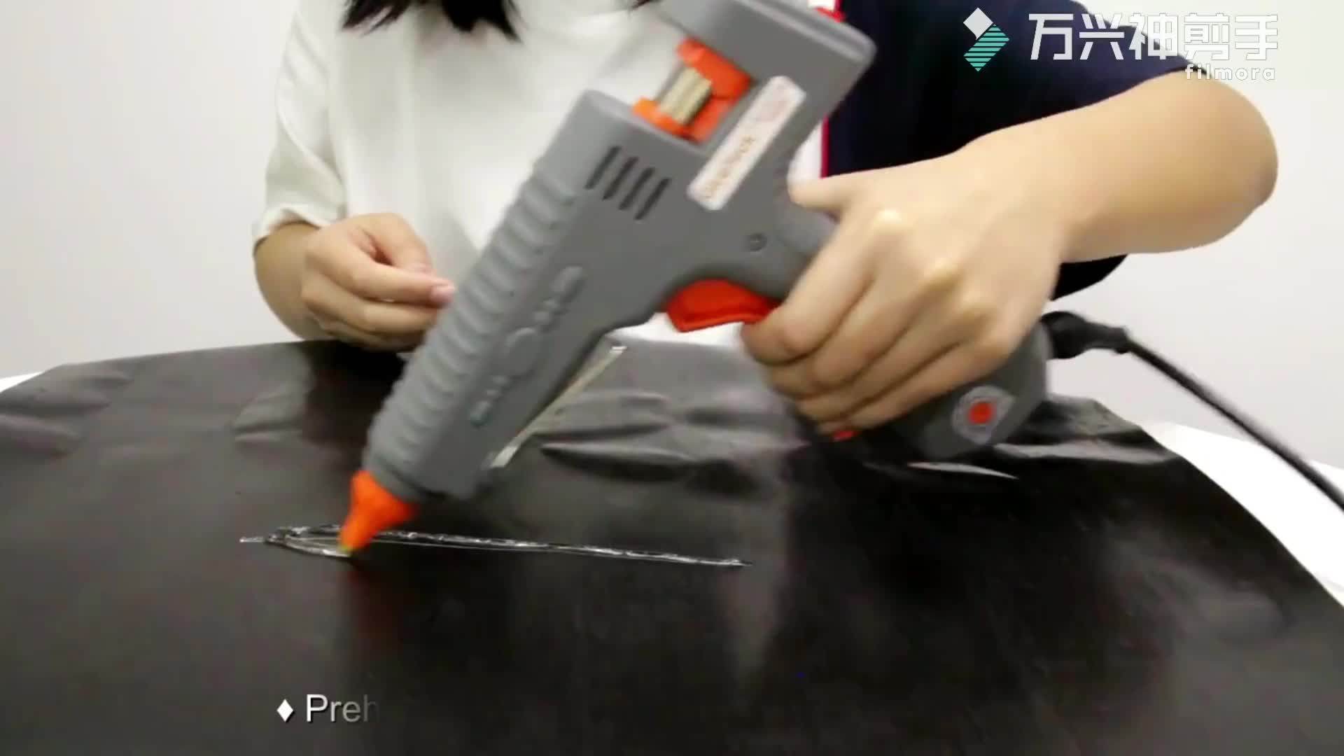 Full Size Heavy Duty Hot Melt Glue Gun Kit 400w With Adhesive Sticks