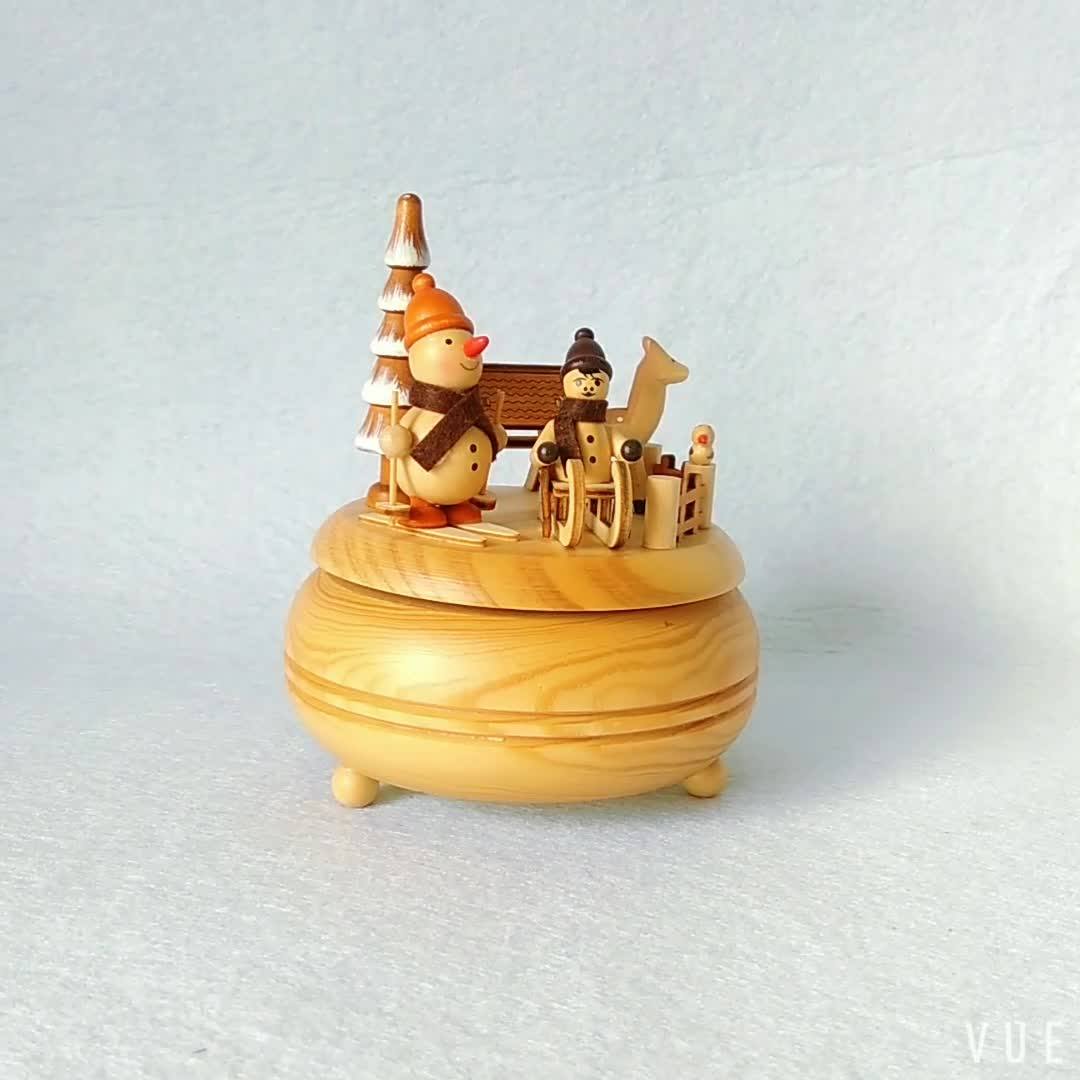 Cheap Christmas Item Hand Crank Music Box Movements Wholesale For